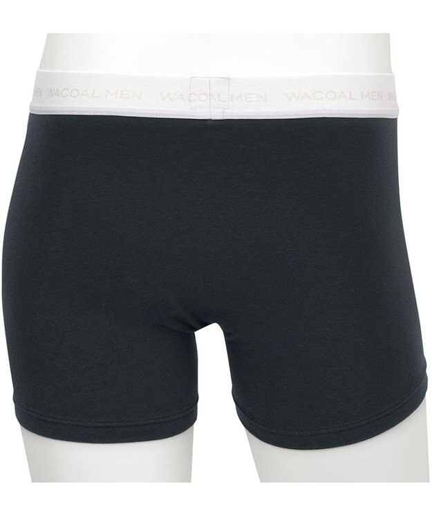 WACOAL MEN ボクサーパンツ 【気持ちいいパンツ】 綿混 前閉じ WT3420 /ワコールメン ブラック