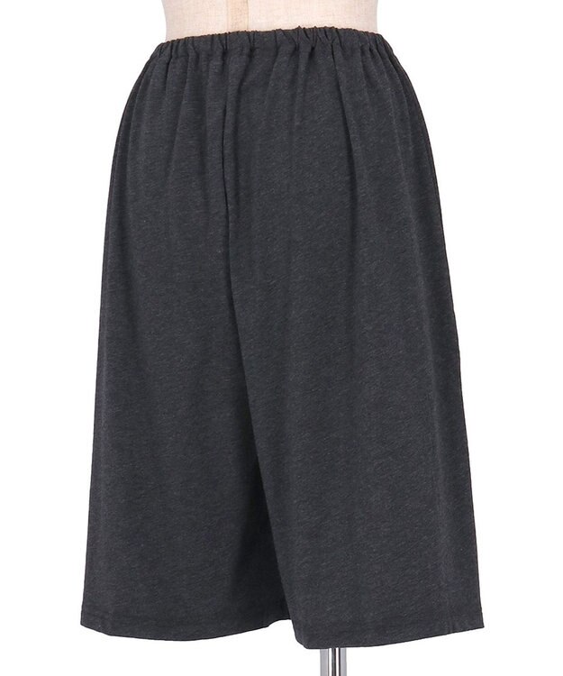 tsumori chisato SLEEP ツモリチサト ボトムス 5分丈 綿混(本体) 綿ベア天竺素材 ワイドシルエット レディース UOT156 /ワコール ブラック