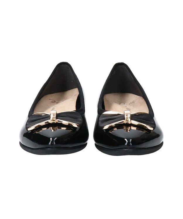 Bridget Birkin 【Bridget Birkin walk】リボンモチーフウォーキングパンプス ブラックエナメル