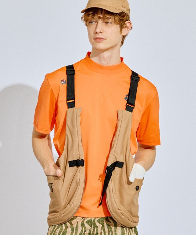 PW CIRCULUS 【GOLF OUT掲載アイテム】【着用可能BAG】【UNISEX】2WAY ウェアラブルバッグ  ゴルフ ベージュ系
