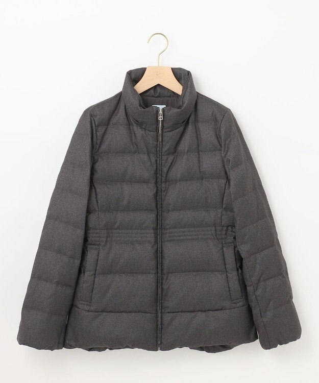 組曲 【洗える・2WAY】ライトタフタショートダウン グレー系5