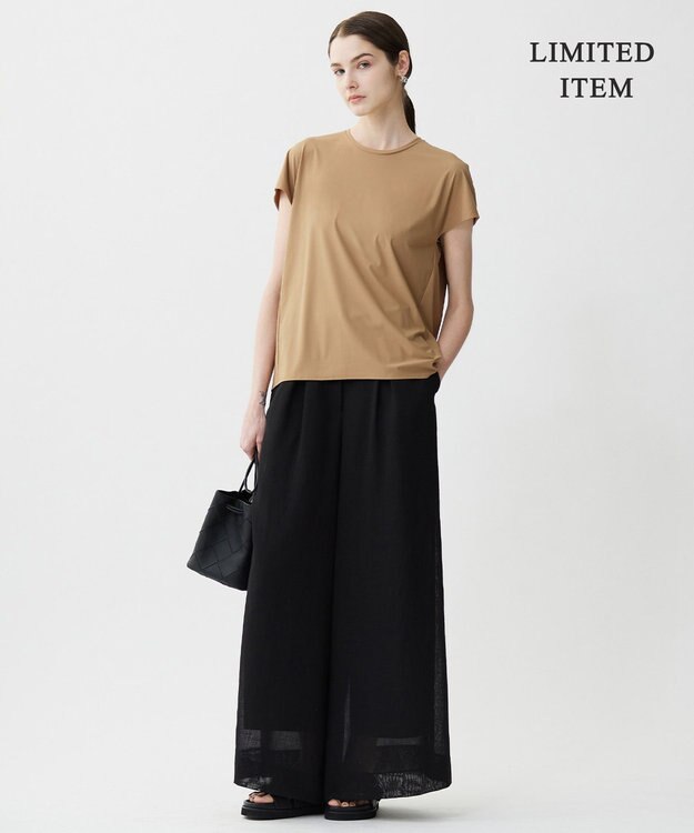 ICB 【WEB限定・接触冷感・UVカット・速乾】マットスキューバ 半袖プルオーバー チノベージュ系