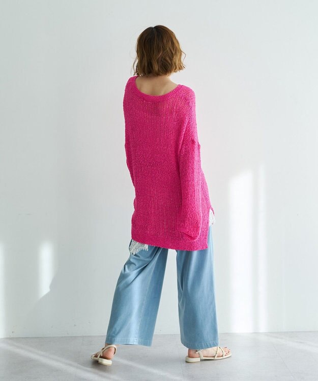 YECCA VECCA ルーズニットプルオーバー Pink