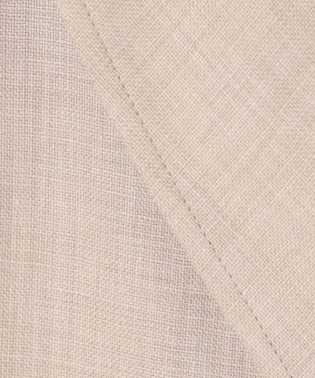 23区 【先行予約】リネンライクグロッシー ハーフスリーブ ダブル ジャケット ベージュ系