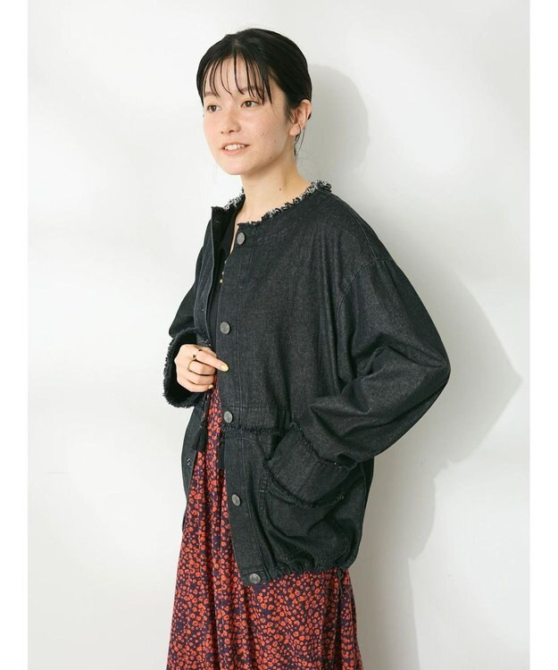 CRAFT STANDARD BOUTIQUE デニム２WAYブルゾン Black