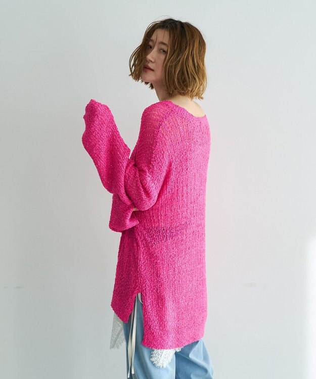 YECCA VECCA ルーズニットプルオーバー Pink