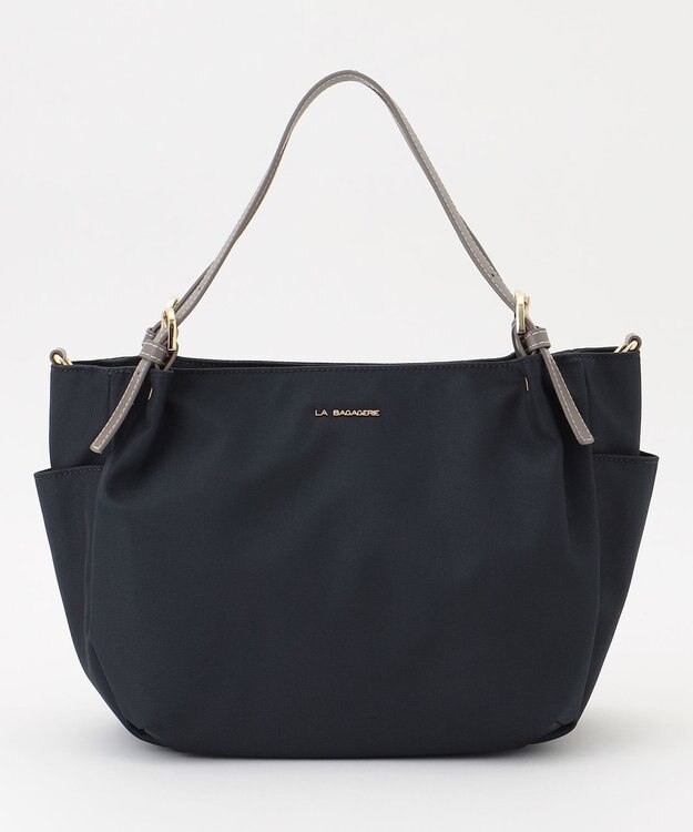 LA BAGAGERIE ポリエステルキャンバス　2WAYミニトート ネイビー