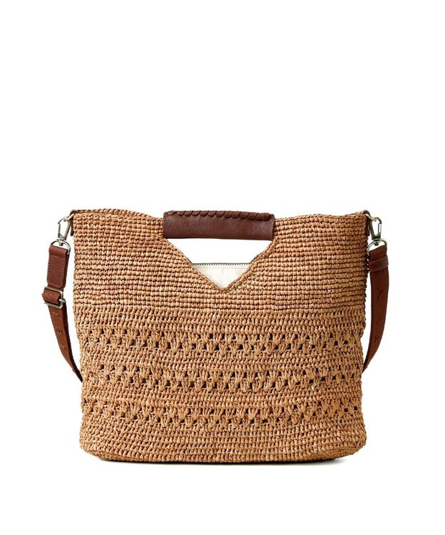 IBIZA ラフィア　2WAYバッグ エメラルドグリーン