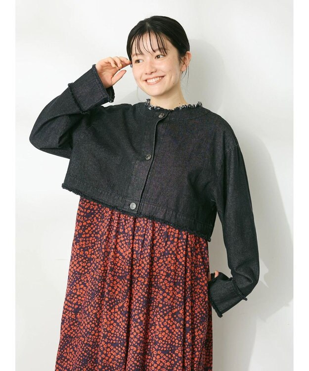 CRAFT STANDARD BOUTIQUE デニム２WAYブルゾン Black