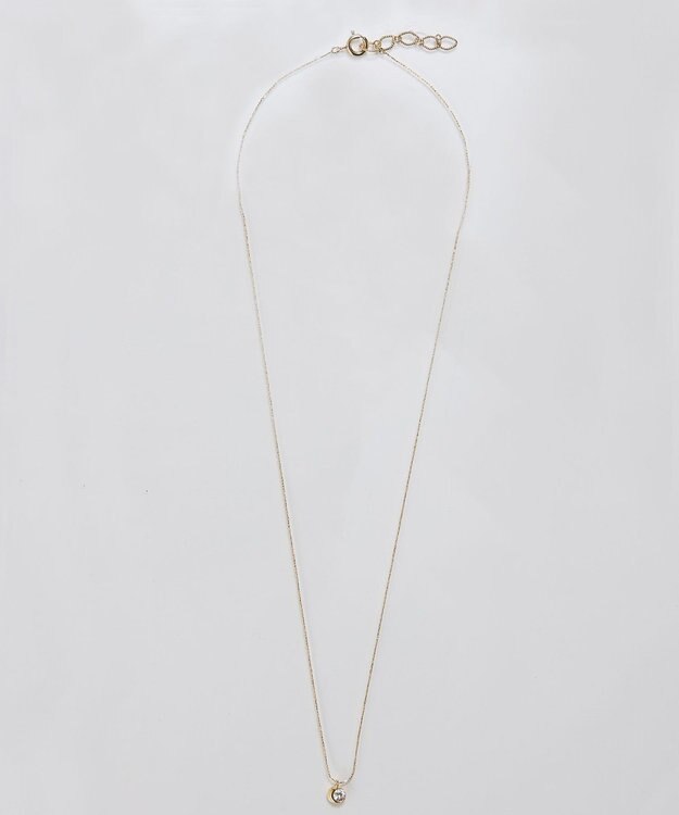 Phoebe 【金属アレルギー対応】スパークルドットビジューネックレス/ニッケルフリー ゴールド ゴールド