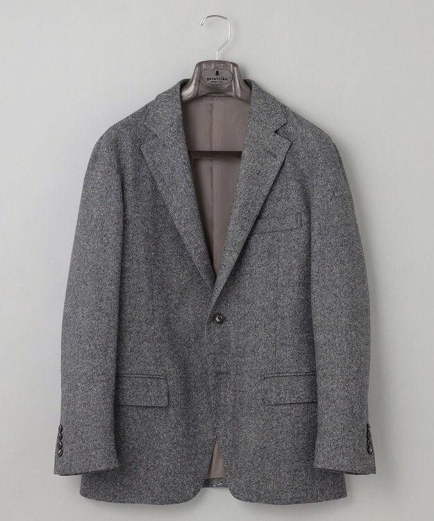 GOTAIRIKU 【セットアップ対応 / AIRY MOVE】RENEWOOL セットアップジャケット ライトグレー系8