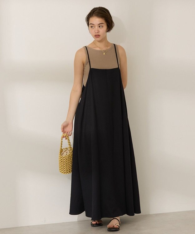 AMERICAN HOLIC 前後２ＷＡＹキャミワンピース Black