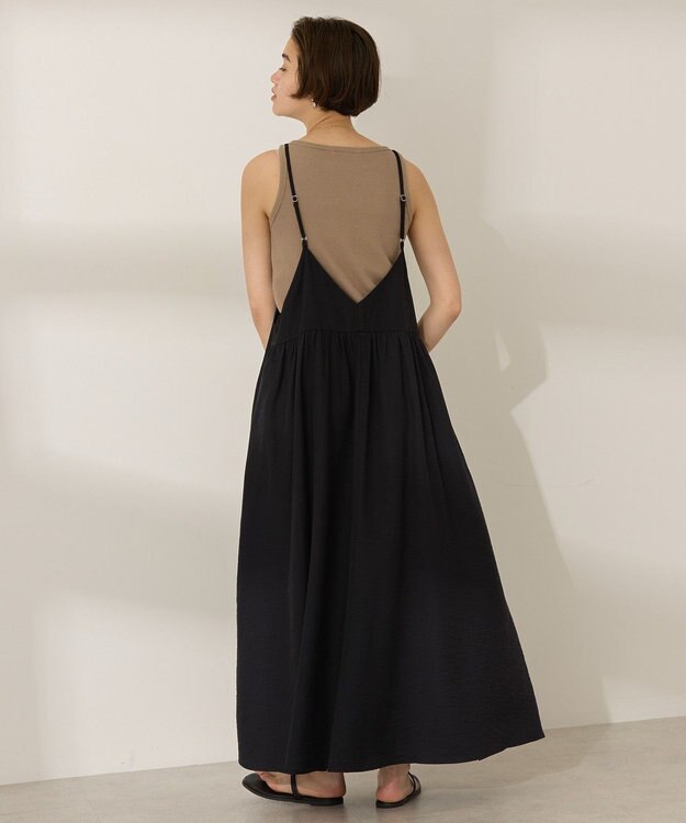 AMERICAN HOLIC 前後２ＷＡＹキャミワンピース Black