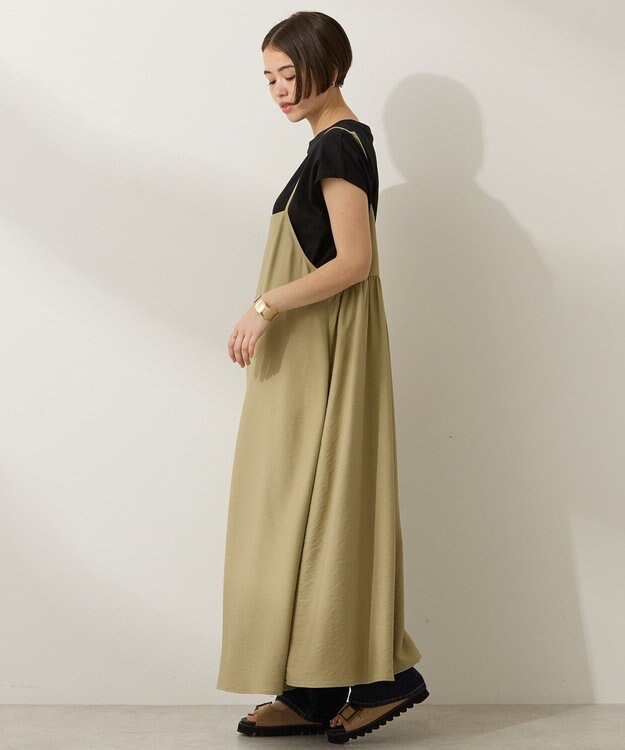 AMERICAN HOLIC 前後２ＷＡＹキャミワンピース Khaki