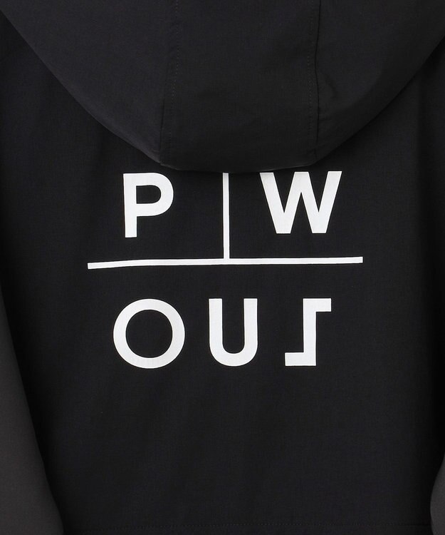 PW CIRCULUS 【MEN】NEW ダンボール デタッチャブルフーディー ブラック系