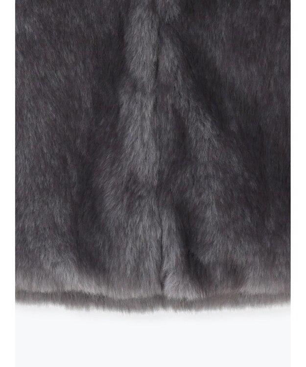 Te chichi ショートファーベスト グレー