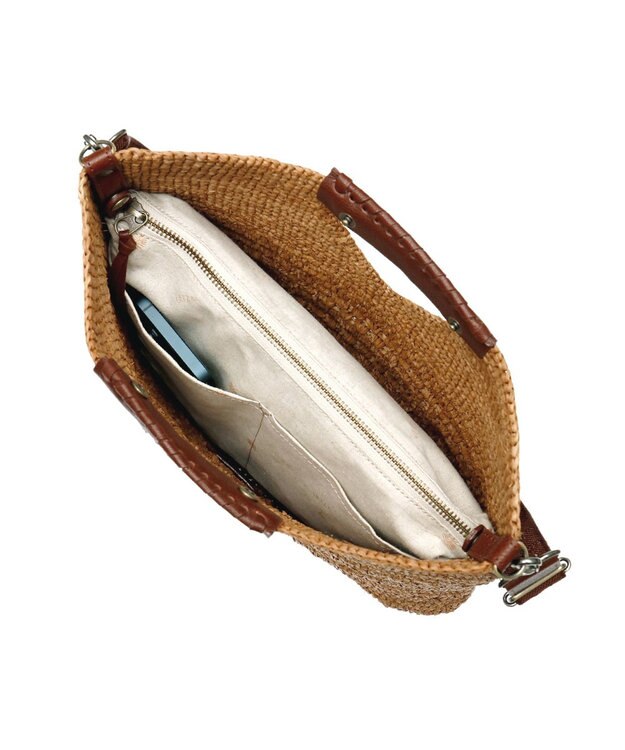 IBIZA ラフィア　2WAYバッグ エメラルドグリーン