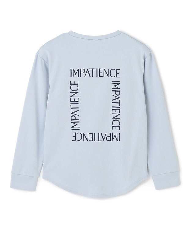 UNFILO 【110-150cm】選べるアソート ロゴロンT(UNISEX) [刺繍ロゴ]サックス