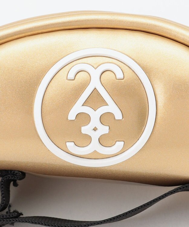 23区GOLF 【WOMEN】エレガントエナメルボールポーチ ゴールド系