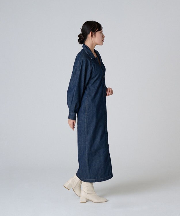 Ripo trenta anni SKIPPER SHAPE DRESS デニムワンピース INDIGO