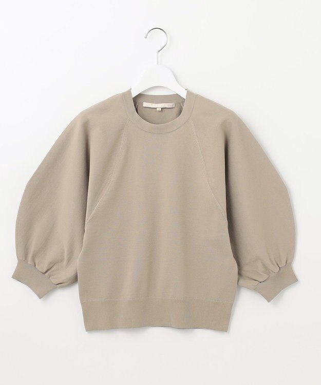 自由区 【XSサイズ～/洗える】ポリエステルハイゲージ プルオーバーニット ベージュ系