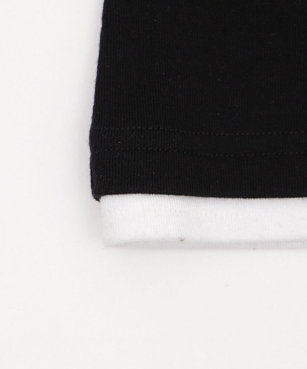 WEGO ドットボタンレイヤードTOP ブラック