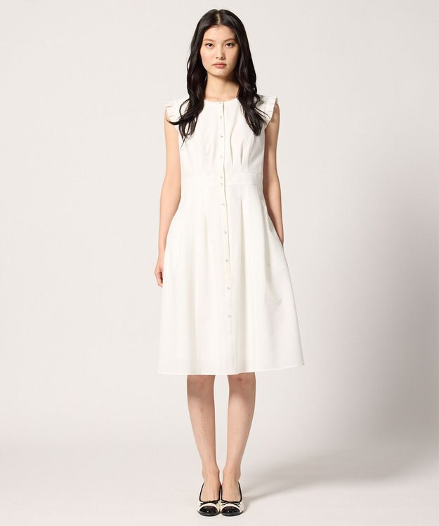 TOCCA 【洗える・UVカット・吸水速乾・消臭】FLAPPING OF BUTTERFLY  ドレス アイボリー系