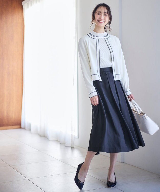 ANY SIS 【22.5～24.5cm】メタルビットレディライク パンプス ブラック