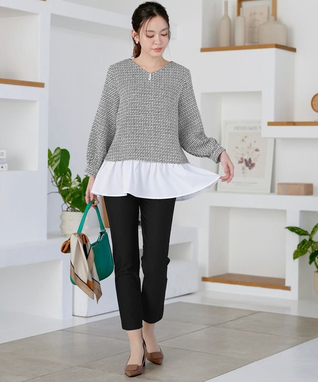 Tiaclasse 【新色追加・シーズンレス・日本製】エアシルキーパンツ ブラック