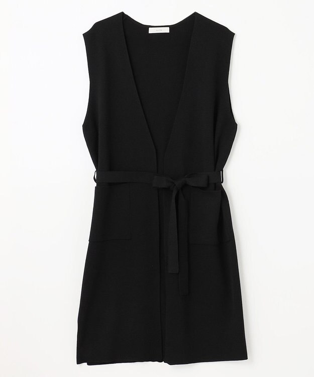 ANY マシュマロニットジレ ブラック