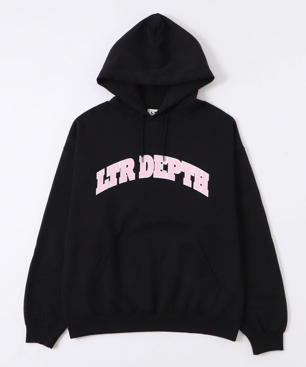 WEGO 【ユニセックス着用ITEM/MLサイズ展開】カレッジプルパーカー ブラック