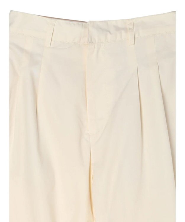 Green Parks ツータックチノパンツ Ivory