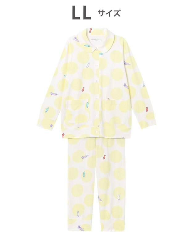 tsumori chisato SLEEP ツモリチサト パジャマ 長袖 長ズボン レディース UDX570 /ワコール クリーム