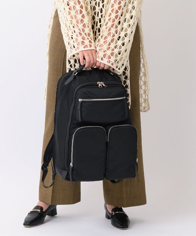 ACE BAGS & LUGGAGE W&.Day/Night ミュッケ オーガナイズドリュック B4サイズ 15.6インチPC収納 大容量 15577 ダブルアンドデイナイト ブラック