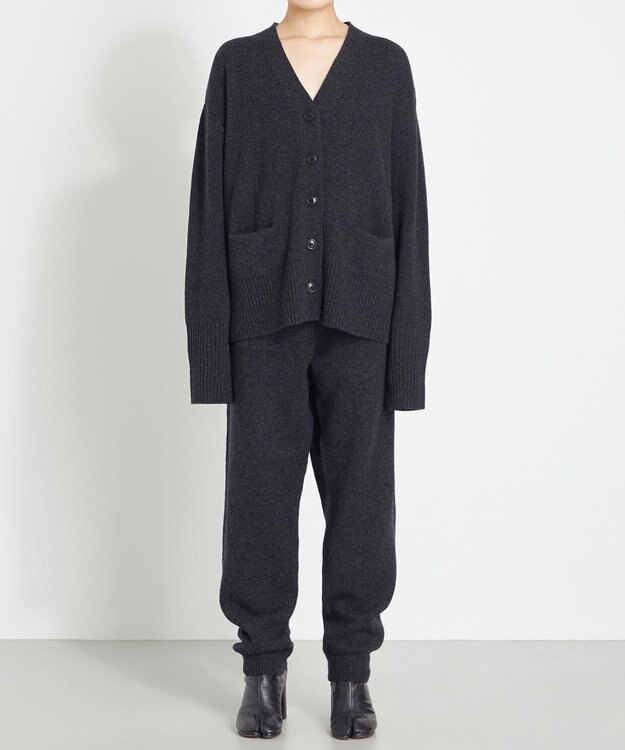 NAVE ウールカシミヤカーディガン グレー系