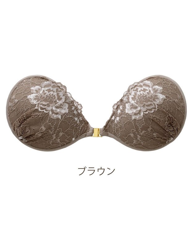 BRADELIS New York 【NuBra / ナチュラルタイプ】ヌーブラ・エアーライト  ミラ デザインヌーブラ ブラウン