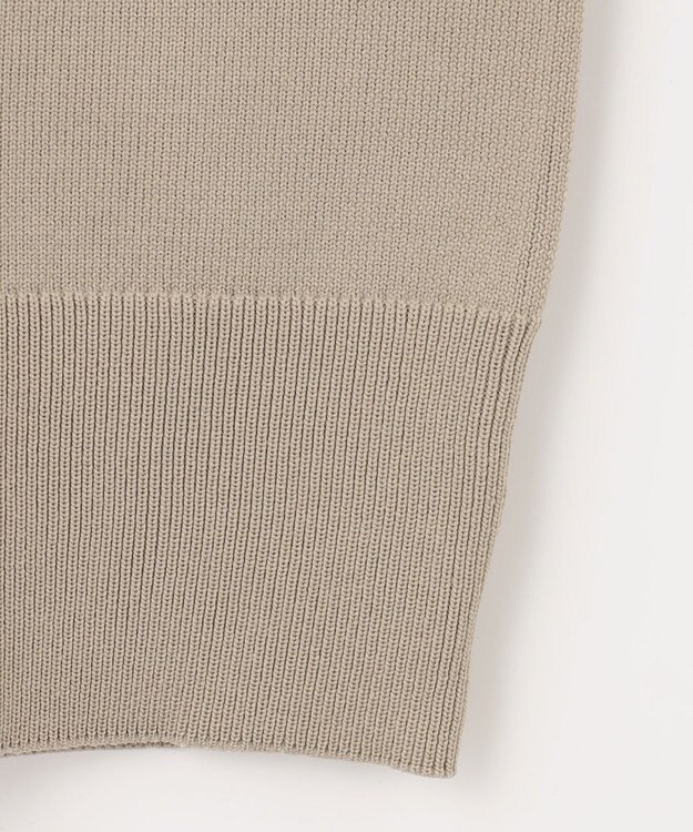 自由区 【XSサイズ～/洗える】ポリエステルハイゲージ プルオーバーニット ベージュ系