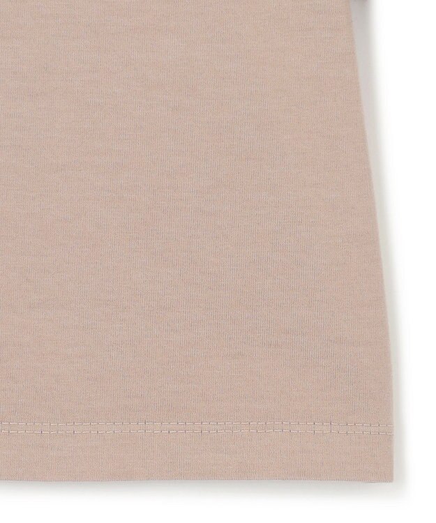 BEIGE， Organic Cotton / Cropped Short Sleeve T トップス Taupe