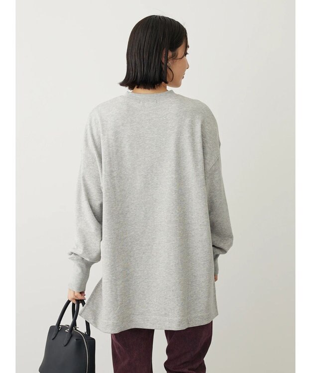 Green Parks ＢＰセンターシームミニ裏毛プルオーバー Gray Mixture