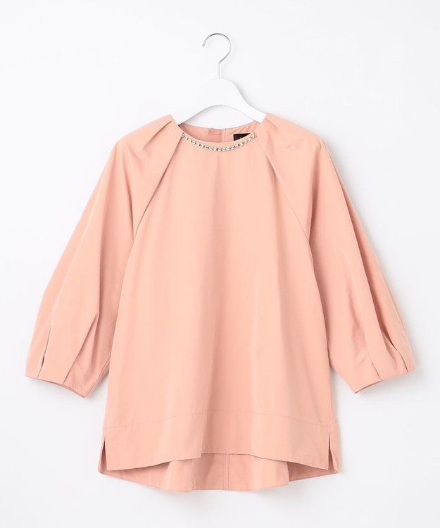 自由区 S 【Premium Collection】ビジュータフタ ブラウス ライトコーラル