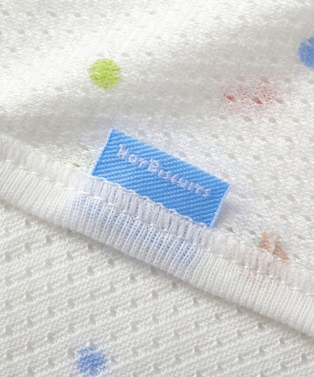 MIKI HOUSE HOT BISCUITS 【50-60cm】 メッシュ素材 ノースリーブ短肌着 ブルー