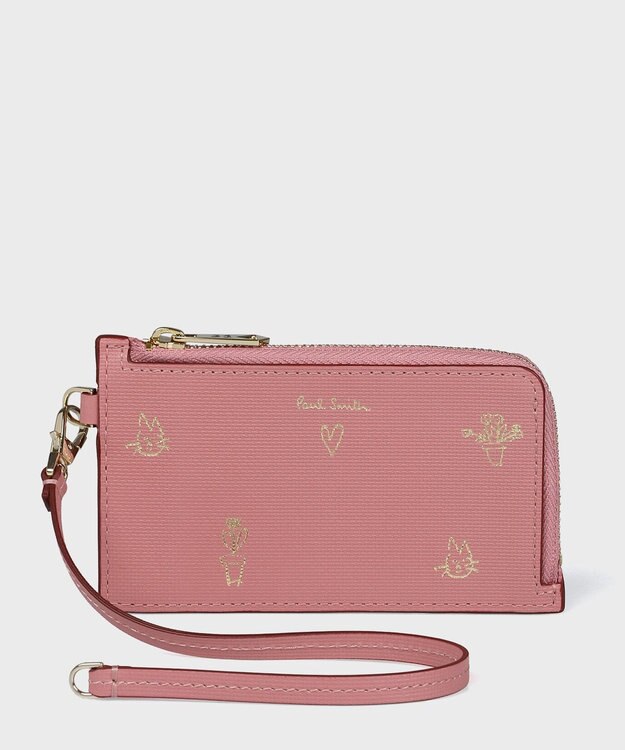 Paul Smith ミックスドゥードゥル フラグメントケース ピンク