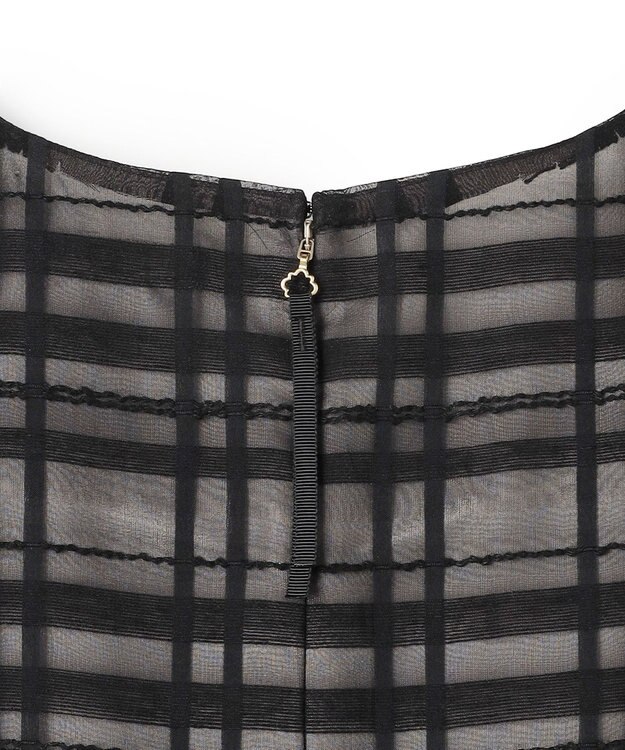 TOCCA 【星風まどかさん着用】FLOATING CHECK ドレス ブラック系5