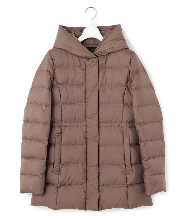 23区 【VERY掲載/新色追加】シレータフタ ミドル丈 ダウンコート ブラウン系