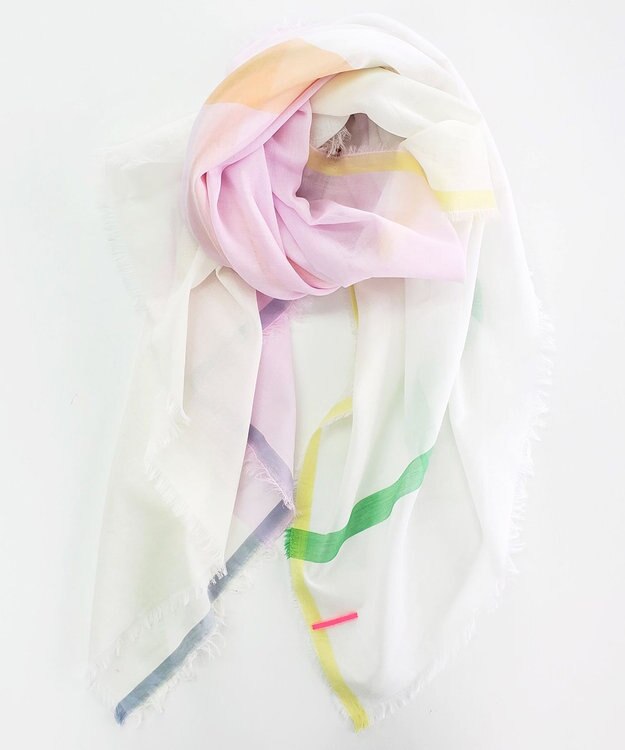 POLS 播州織 極細コットンストール ピンク