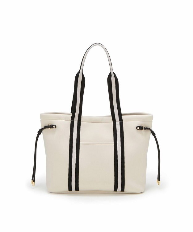 TOPKAPI 【新色追加】【TREASURE TOPKAPI】ネオプレン フロントポケット 2way トートバッグ クリーム