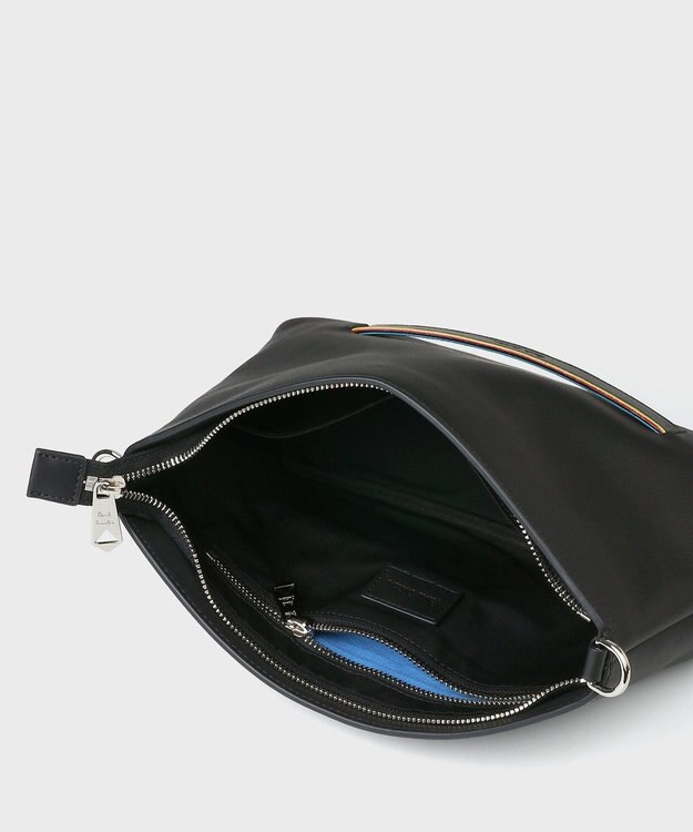 Paul Smith ストライプカラードエッジ ショルダーバッグ ブラック