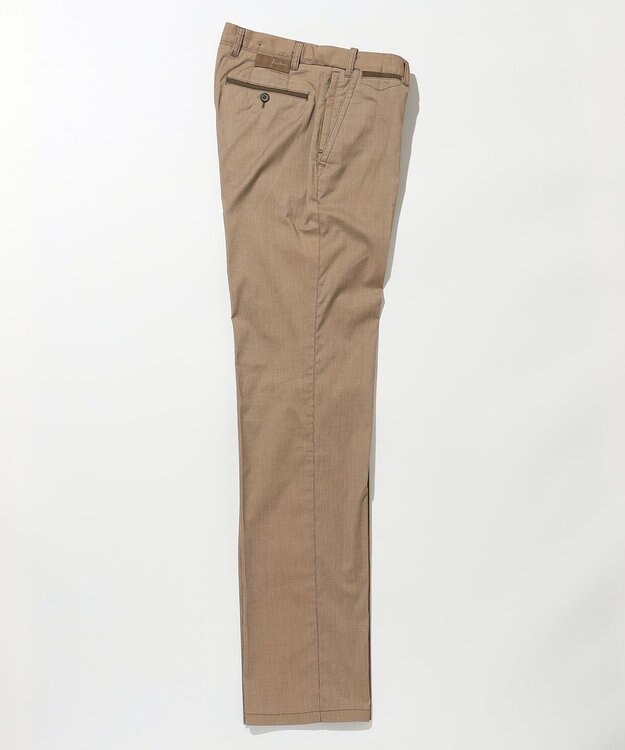 JOSEPH ABBOUD 【ウエストも伸びる!/ストレッチ/軽量/Eco撥水】マイクロピケストレッチ パンツ キャメル系7