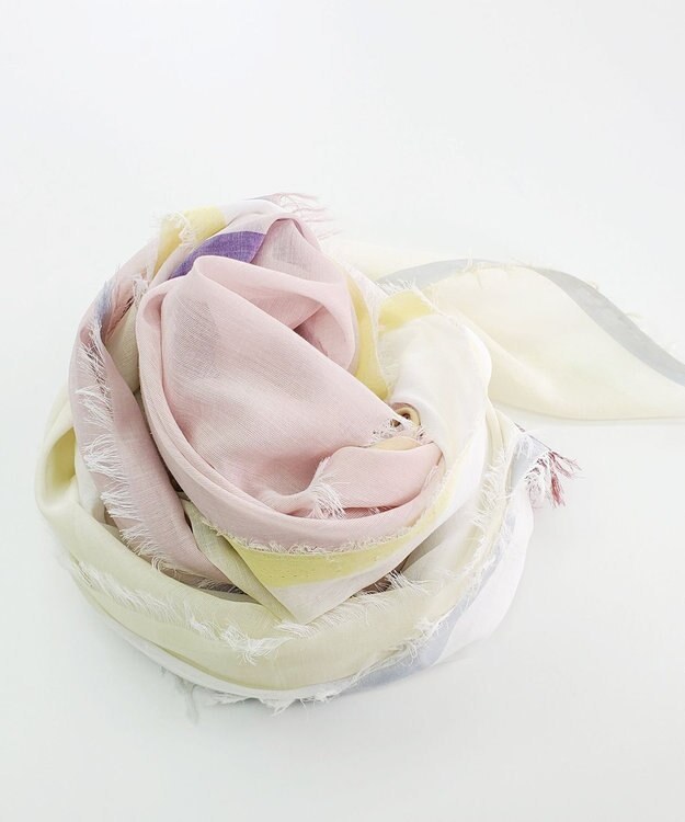 POLS 播州織 極細コットンストール ベージュ