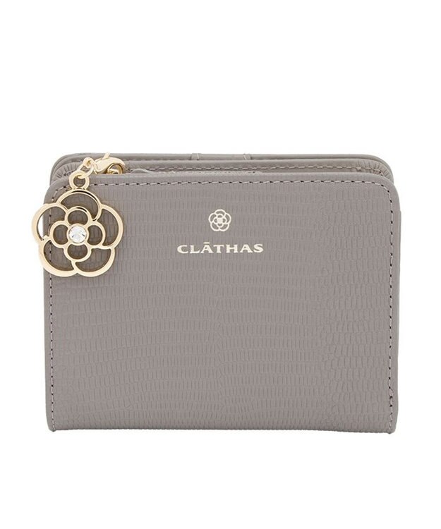 CLATHAS ペーシュ ミニ財布 ダークグレー